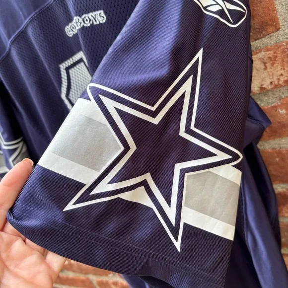 Dallas Cowboys Jersey Mens Adult Large Blue Drew Bledsoe Reebok NFL Football #11 - Picture 4 of 10